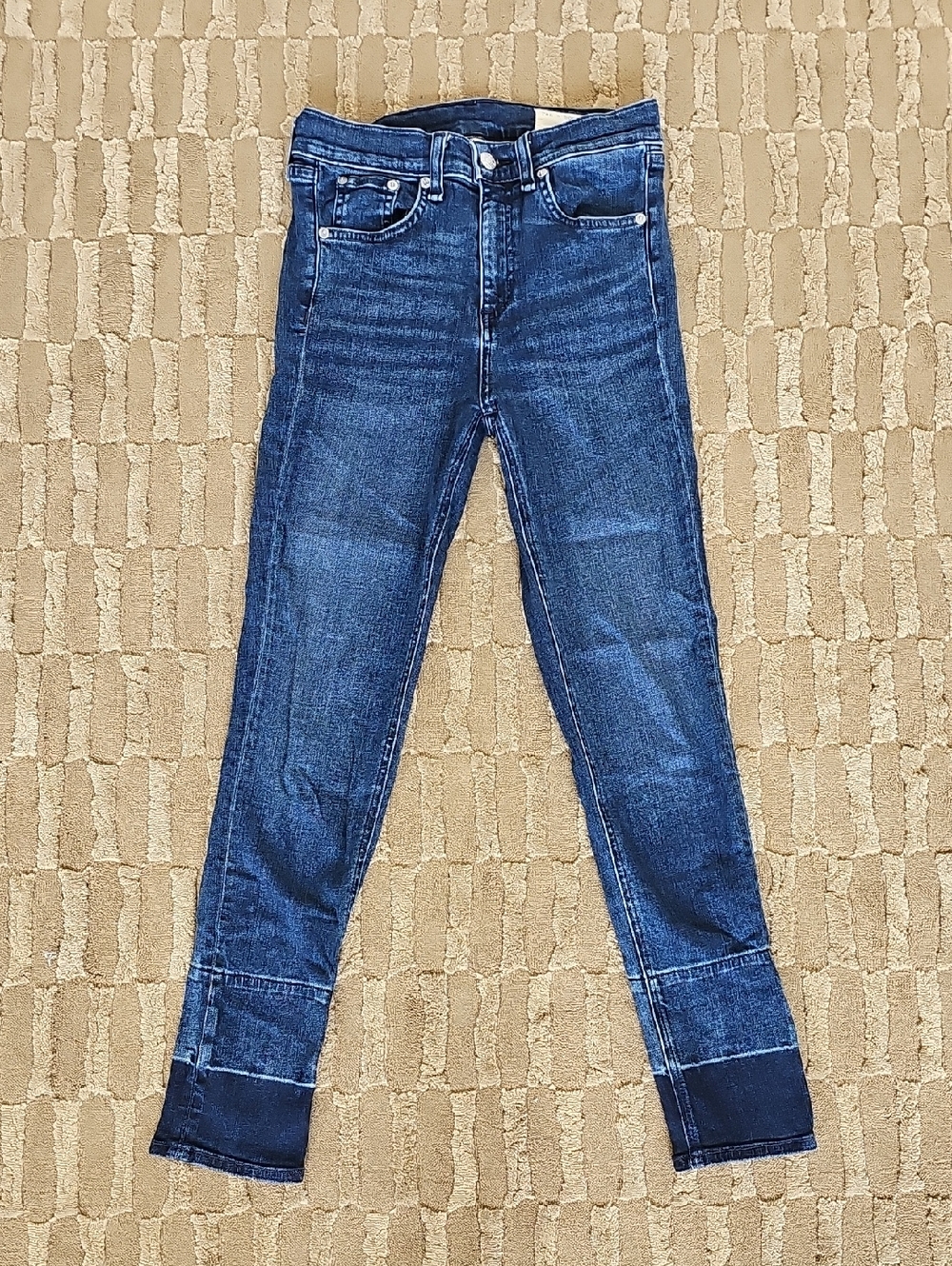 rag & bone indigo skinny jeans